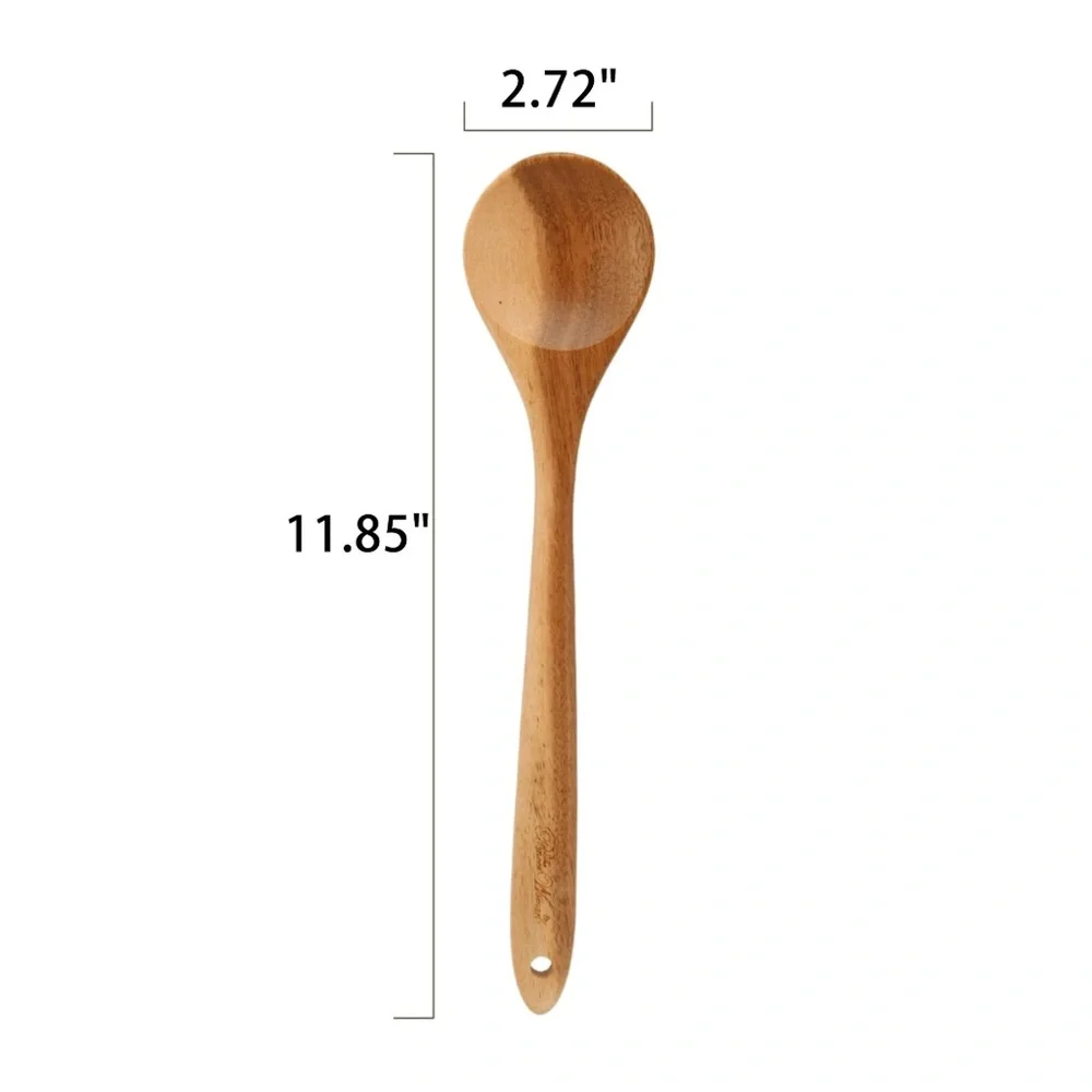 The Pioneer Woman Silicone & Wood Cooking Utensils& Crock Set Wishful Winter NEW